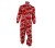 Overall Camo Rood met hoge kraag